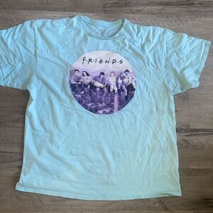 Graphic Tee with Friends Print